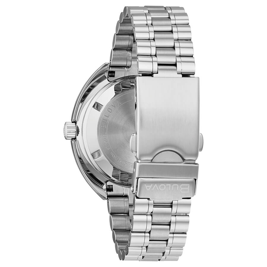 Cinturino Bulova Originale Nero 19mm Per Oceanographer 96B350 96B343 96B344 8771175