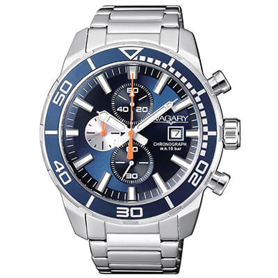 Orologio Uomo Vagary VS1-019-71 Al Quarzo - Cinturino In Pelle - Movimento Citizen